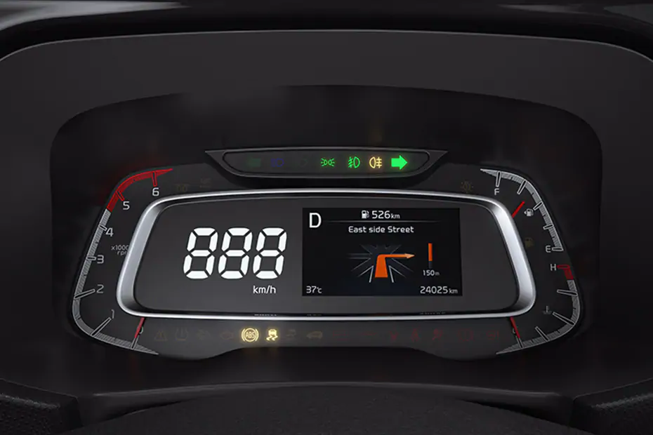 Kia Sonet interior - Infotainment Cluster