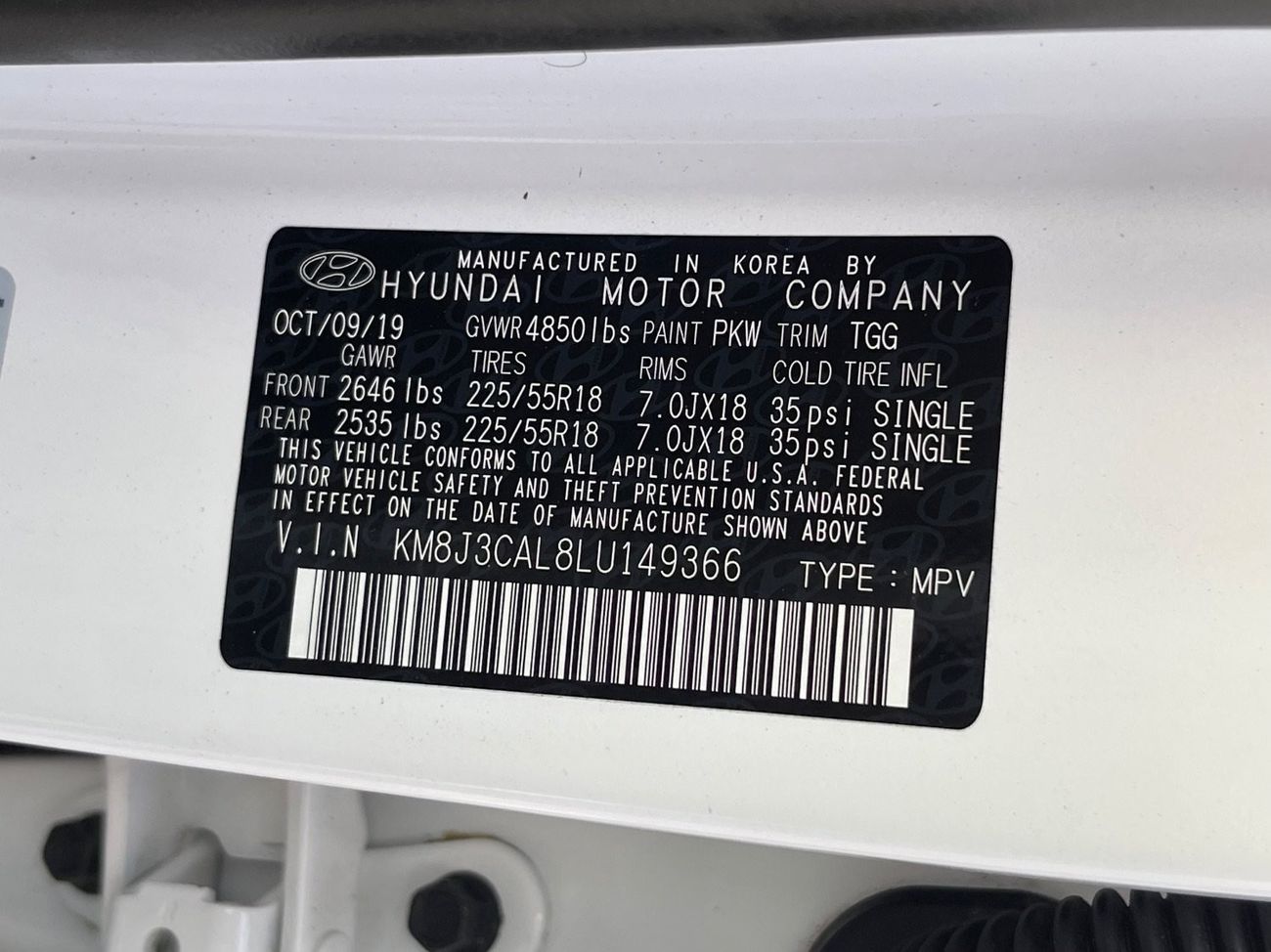 Hyundai Tucson 2020 HYUNDAI TUCSON 4x4 FULL OPTION IMPORTED FROM USA