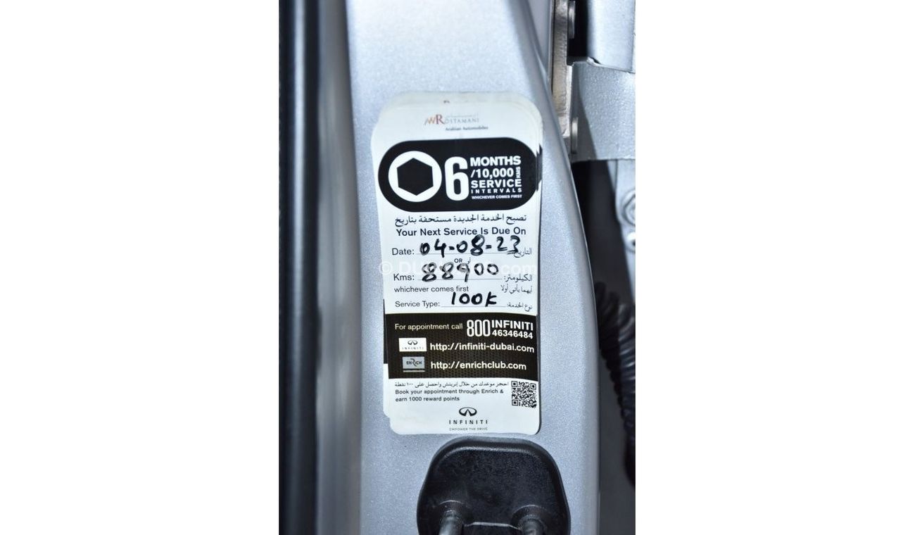 Infiniti QX70 EXCELLENT DEAL for our Infiniti QX70 Limited ( 2018 Model ) in Silver Color GCC Specs