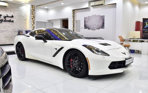 Chevrolet Corvette EXCELLENT DEAL for our Chevrolet Corvette C7 Stingray ( 2016 Model ) in White Color GCC Specs