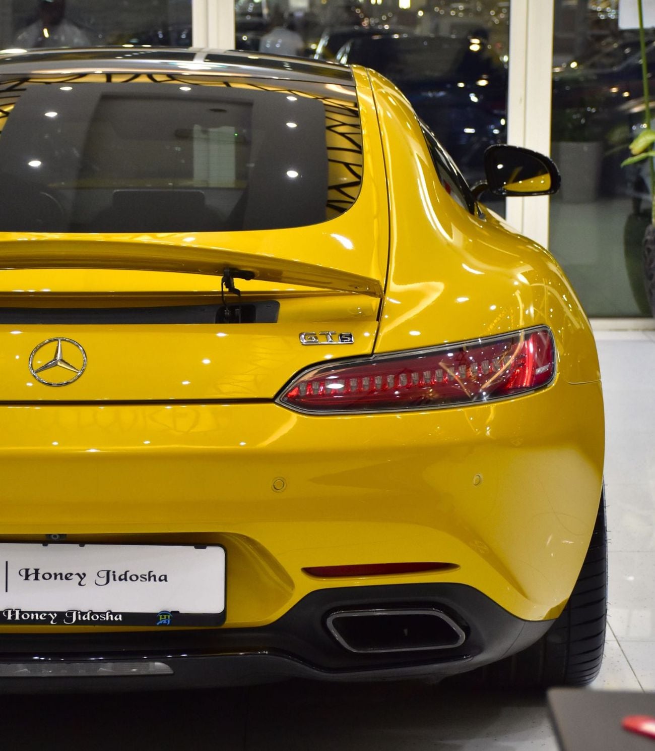 Mercedes Benz AMG GT EXCELLENT DEAL for our Mercedes Benz AMG GTs ( 2015 Model ) in Yellow Color GCC Specs