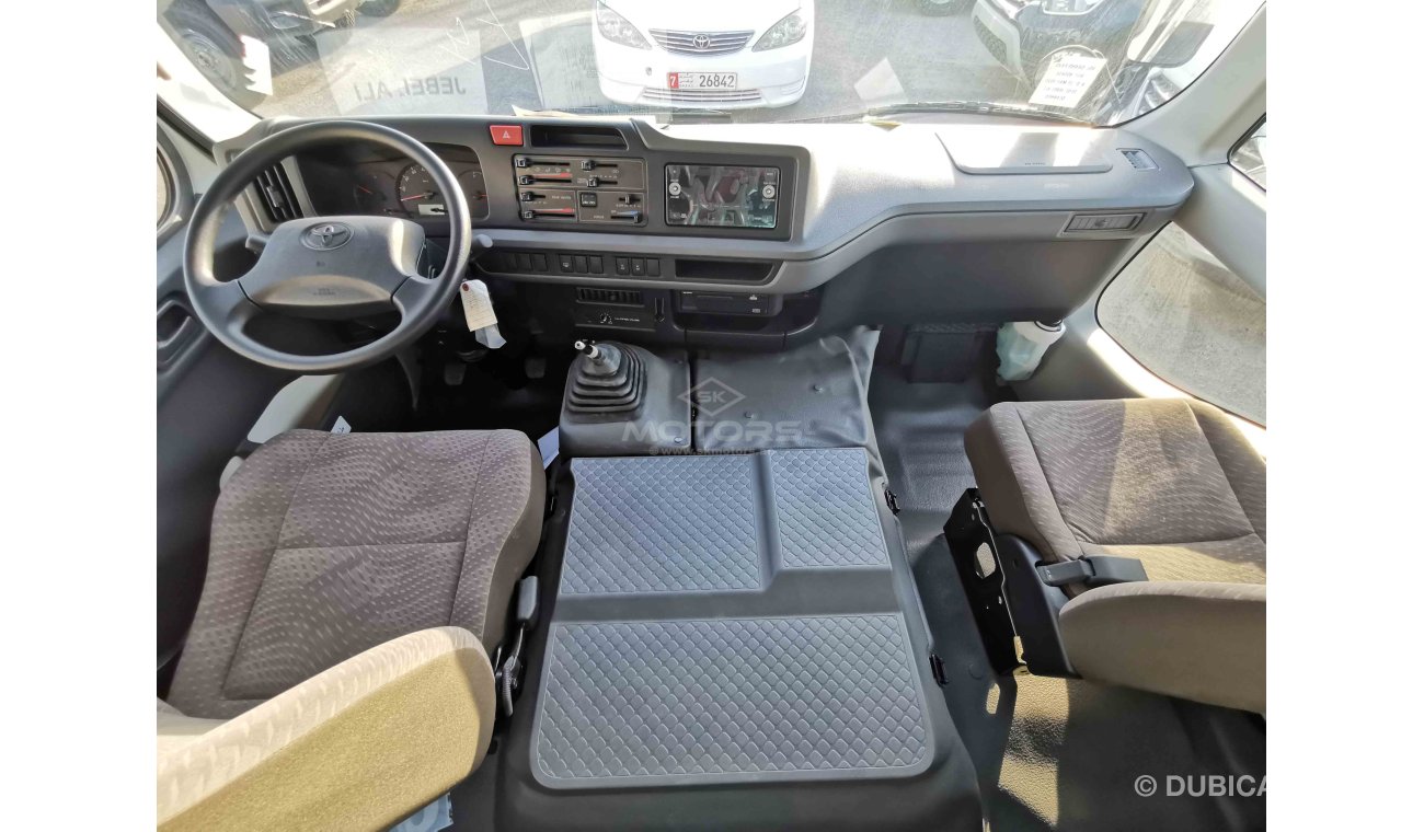 Toyota Coaster Petrol Engine, 23 Seats, Automatic Door, Dual AC - DISCOUNTED OFFER (CODE # TC01)