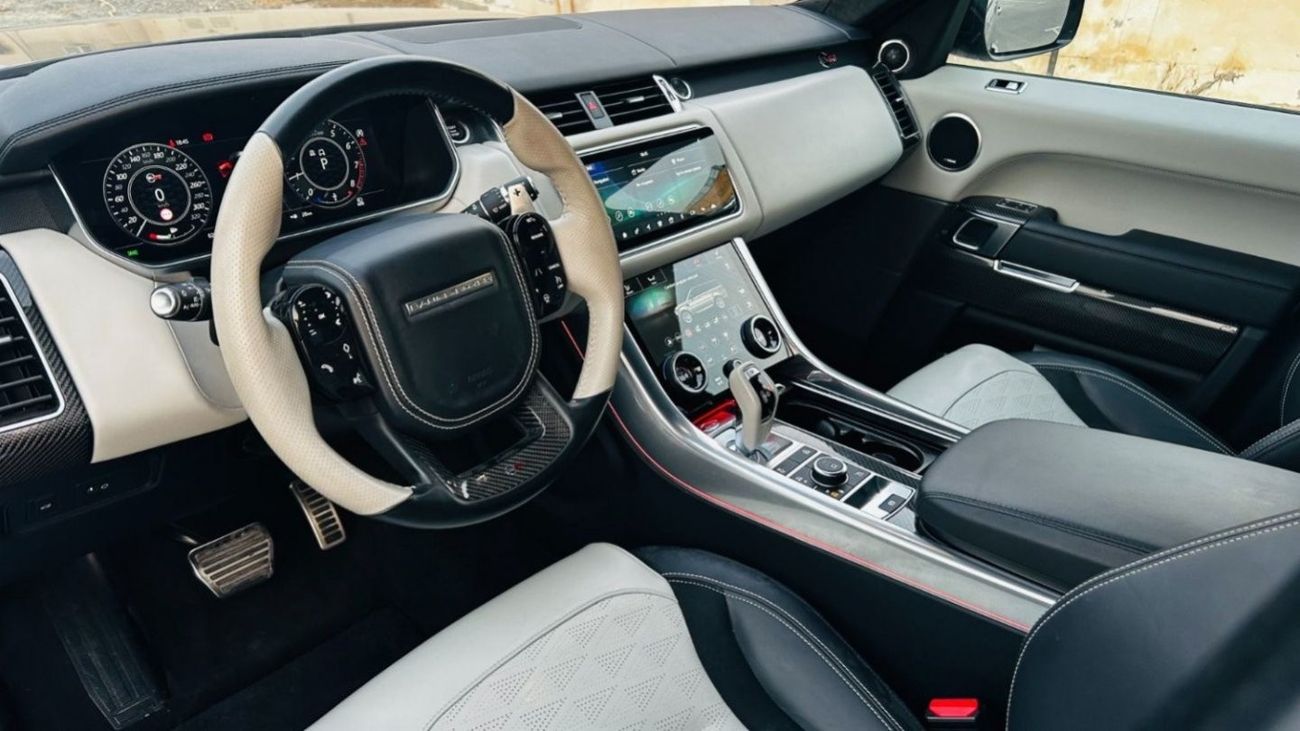 Land Rover Range Rover Sport AED 6,100 PM | SVR CARBON EDITION | UNDER WARRANTY | BRAND NEW CONDITION | LOW MILEAGE