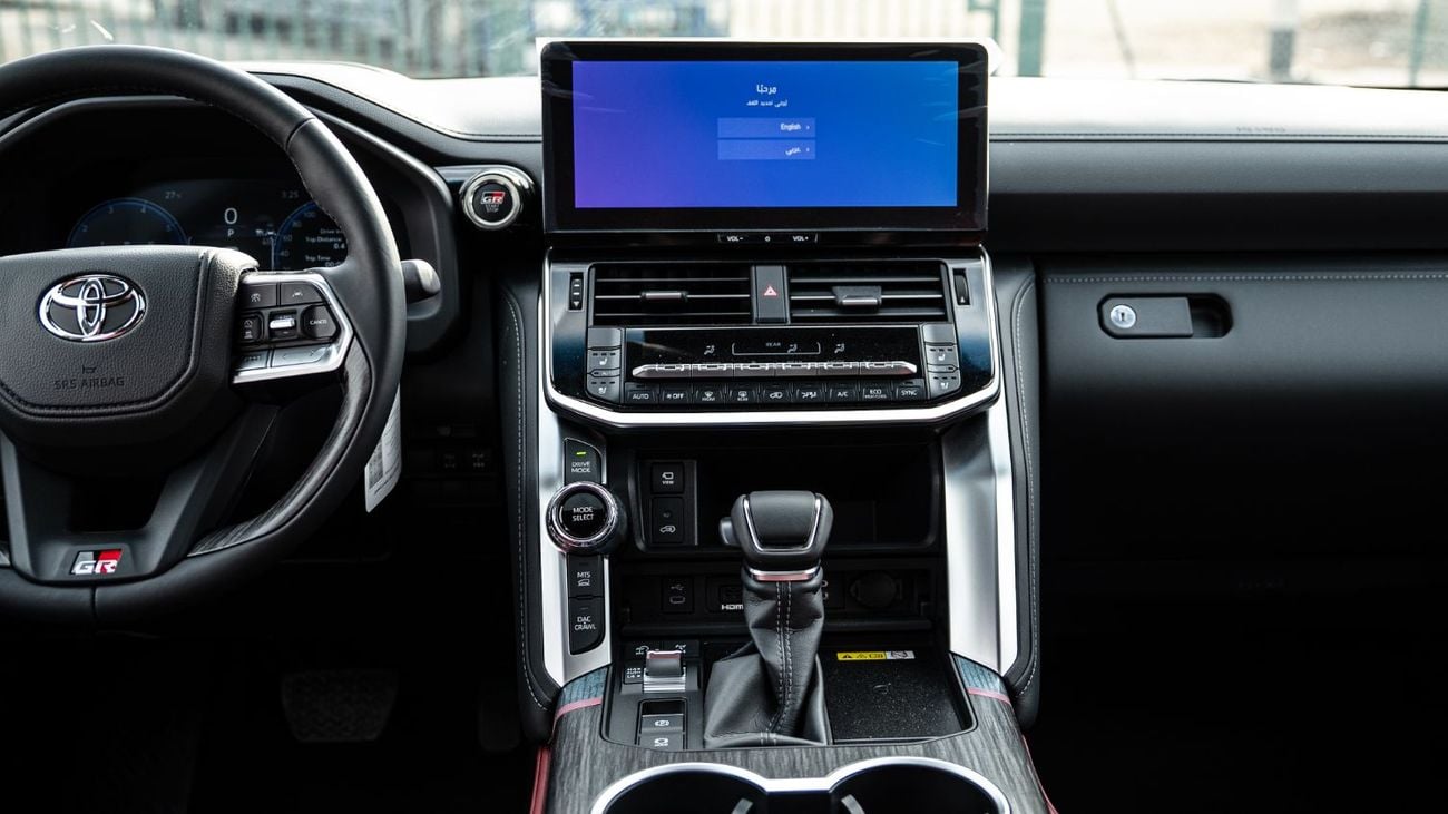 تويوتا لاند كروزر GRS 3.5L - Attitude Black-GR-S Black Inside Dark Red | Export Only