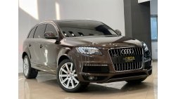 Audi Q7 2015 Audi Q7 40TFSI Quattro Supercharged, Service History, Warranty, GCC