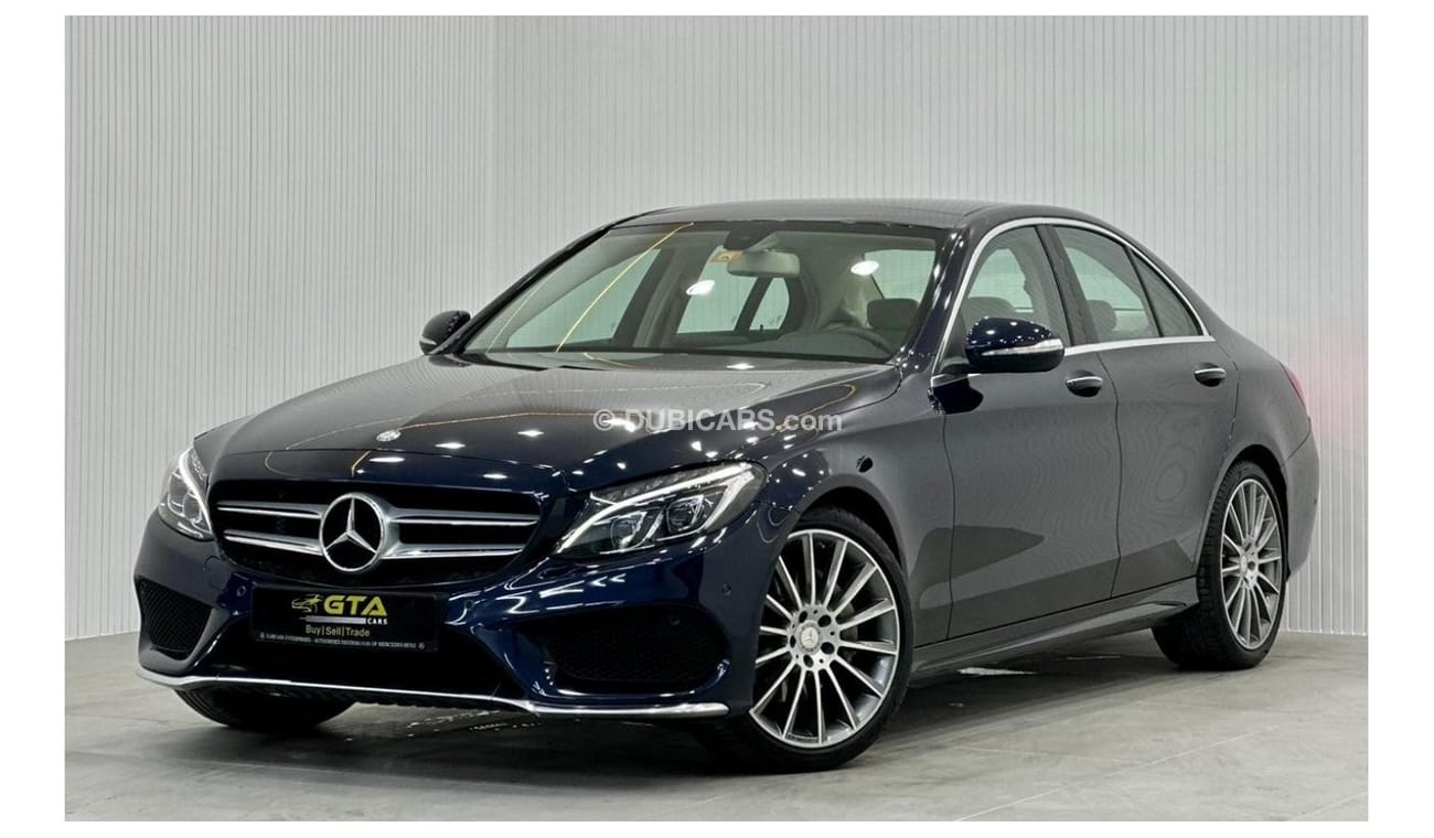 Mercedes-Benz C 200 Std 2015 Mercedes Benz C200 AMG, GCC