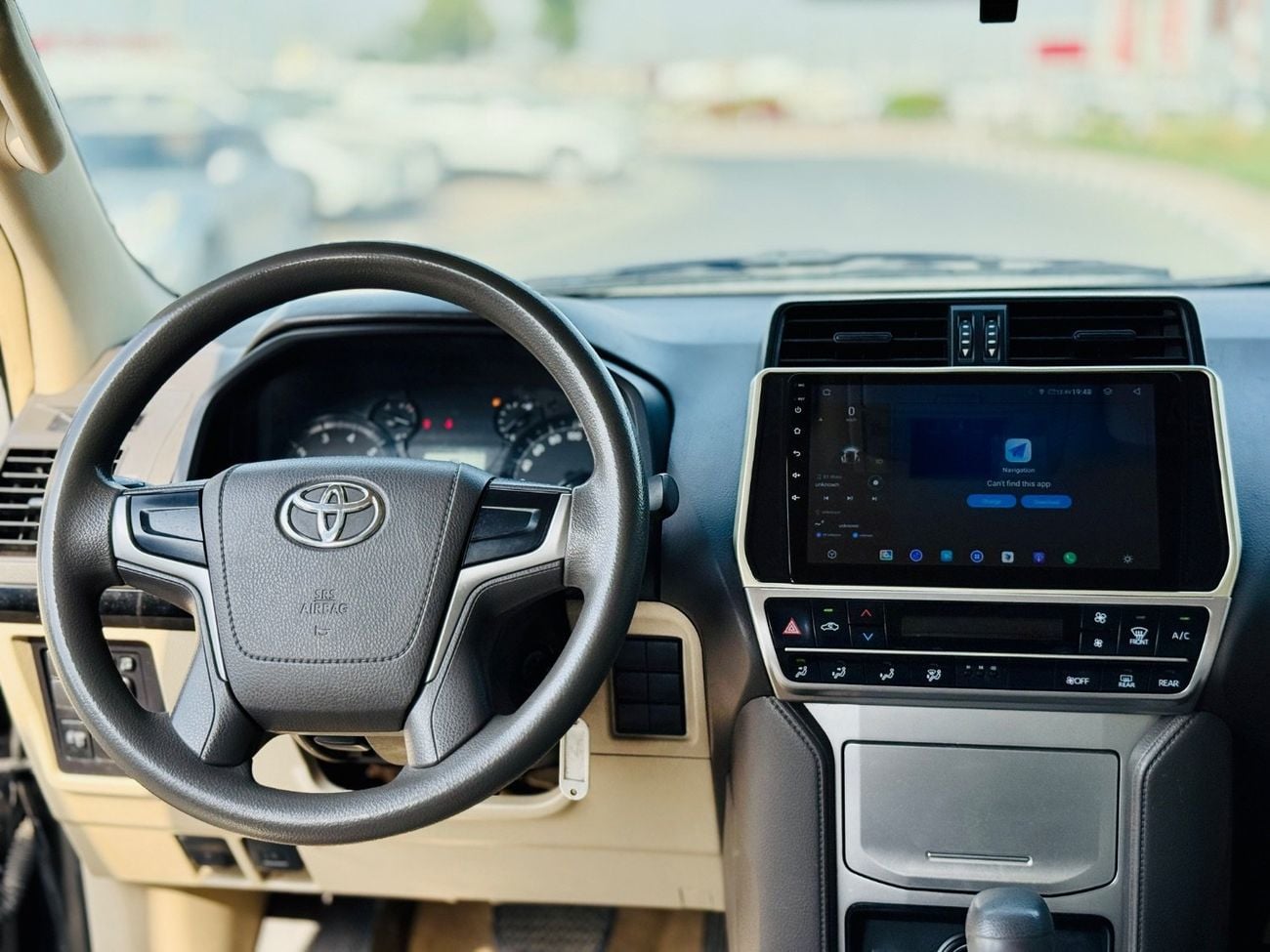 Toyota Prado Toyota Prado Fuel Petrol cylinder 4 black colour outside and beige inside