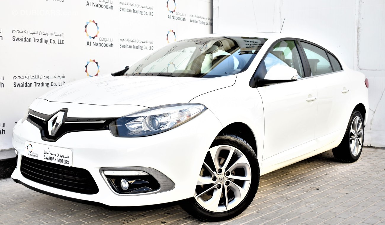 Renault Fluence 2.0L LE 2017 GCC SPECS DEALER WARRANTY