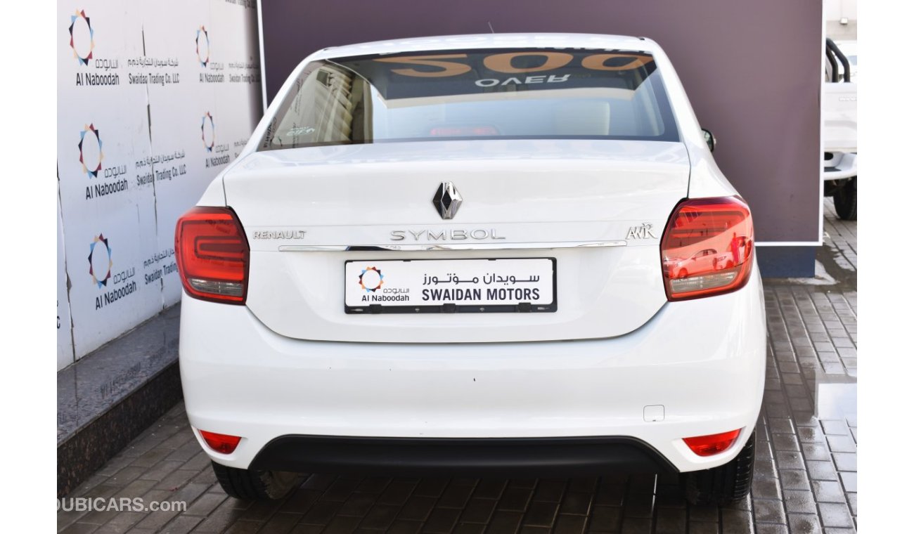 رينو سيمبول AED 459 PM | 1.6L PE GCC DEALER WARRANTY