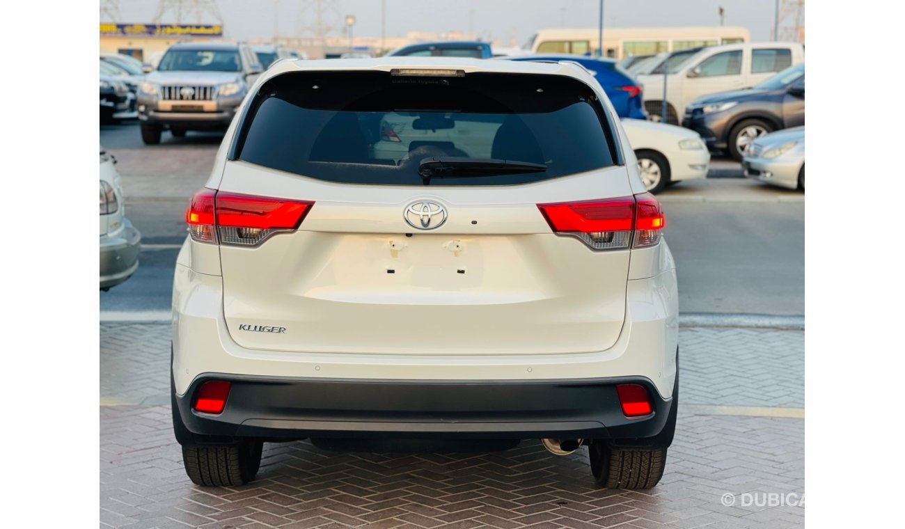 تويوتا كلوجير Toyota Kluger RHD model 2019 Petrol engine 7 seater for sale from Humera motors car very clean and g