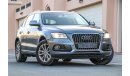 Audi Q5 2.0L 2014 GCC under Warranty with Zero Down-Payment.