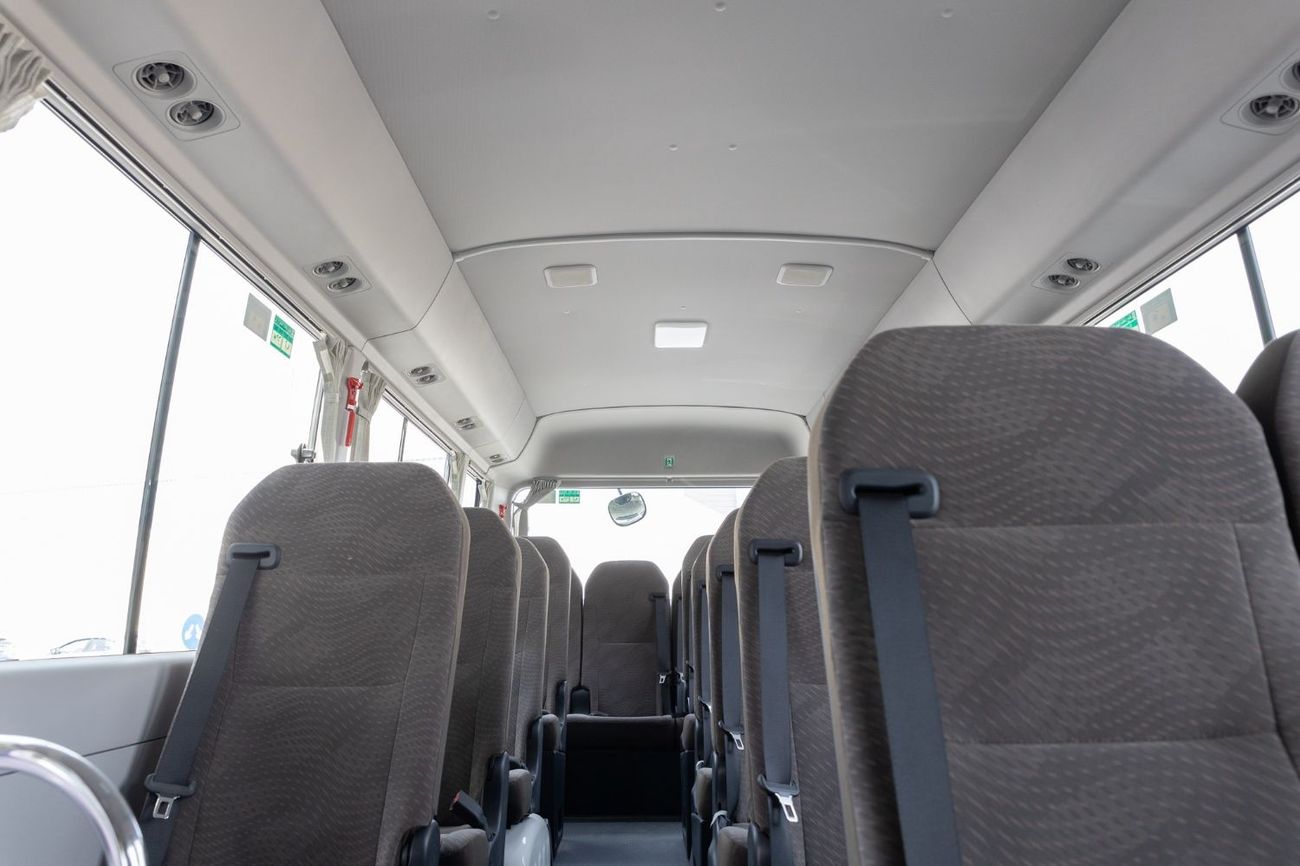Toyota Coaster 2022 Toyota Coaster 4.2 23ST - White inside Grey