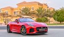 جاغوار F-Type SVR 5.0L V8 BRAND NEW | 6,639 P.M | 0% Downpayment | Full Option | Exceptional Condition