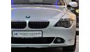 BMW 650i PERFECT CONDITION! BMW 650i 2006 Model!! in Silver Color! GCC Specs