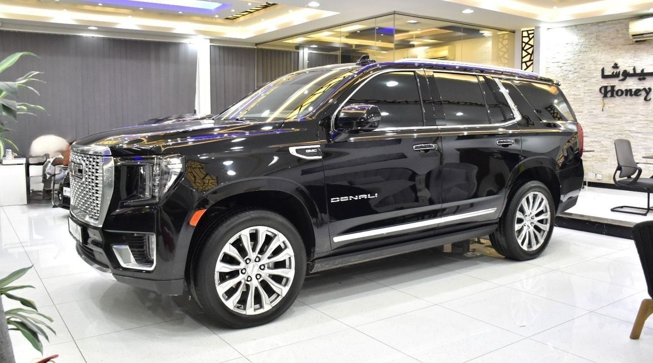 GMC Yukon DENALI EXCELLENT DEAL for our GMC Yukon (2023 Model) in Black Color GCC Specs