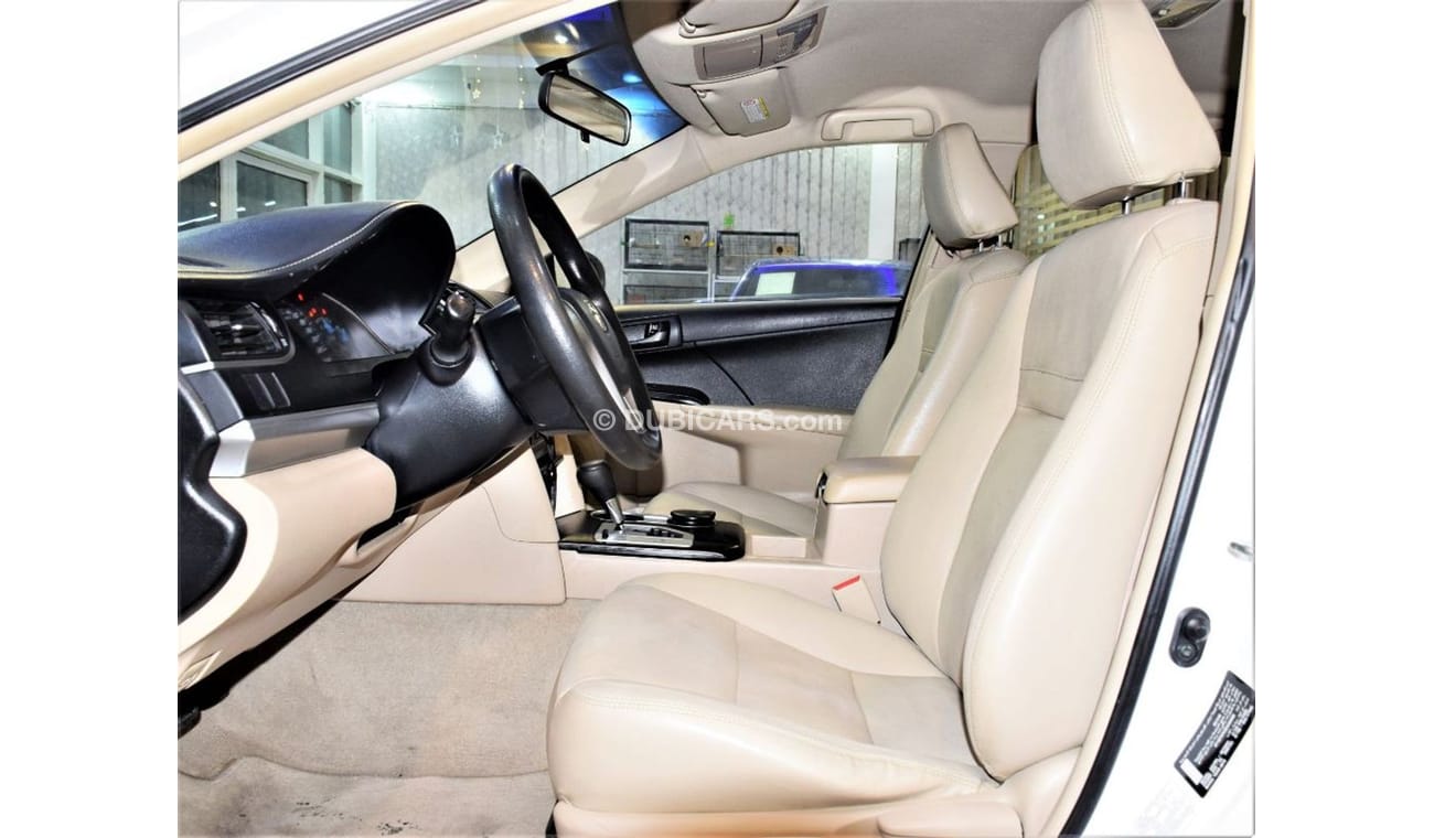 تويوتا كامري ( صبغه وكاله ORIGINAL PAINT ) Toyota Camry S+ 2014 Model!! in White Color! GCC Specs