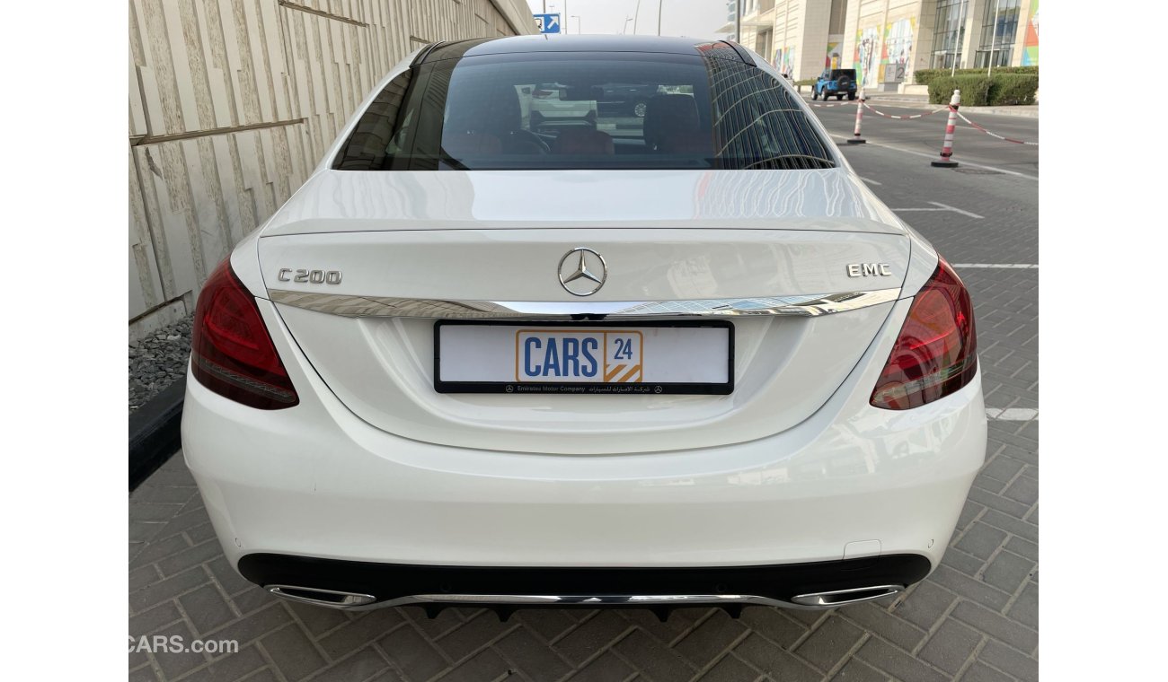 مرسيدس بنز C200 PREMIUM 2.0L | GCC | EXCELLENT CONDITION | FREE 2 YEAR WARRANTY | FREE REGISTRATION | 1 YEAR FREE IN