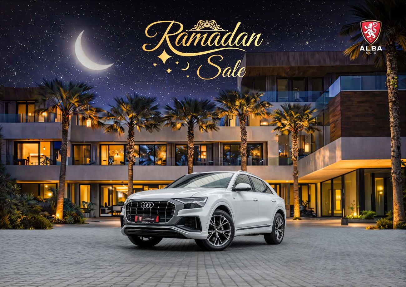 Audi Q8 Q8 55 TFSI S-Line | 3,623 P.M | 0% Downpayment | LOW KMS!