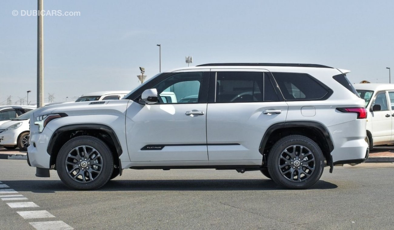 تويوتا سيكويا Brand New Toyota Sequoia Limited Platinum Hybrid | White/Black | 2023 | For Export Only