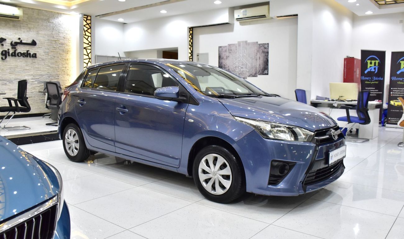 Toyota Yaris EXCELLENT DEAL for our Toyota Yaris SE ( 2015 Model ) in Blue Color GCC Specs