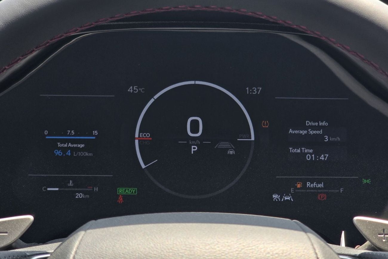لكزس RX 500h F SPORT PERFORMANCE لكزس RX500h F-Sport موديل 2026، محرك 2.4 لتر تيربو + هجين، اللون أسود