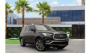 إنفينيتي QX80 | 3,701 P.M  | 0% Downpayment | Infiniti Warranty and Full Service History!