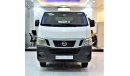 Nissan Urvan 14 Seater Van ORIGINAL PAINT ( صبغ وكاله ) Nissan Urvan NV350 2016 Model! GCC Specs