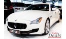 Maserati Quattroporte S Q4 | 2015 | GCC | WARRANT