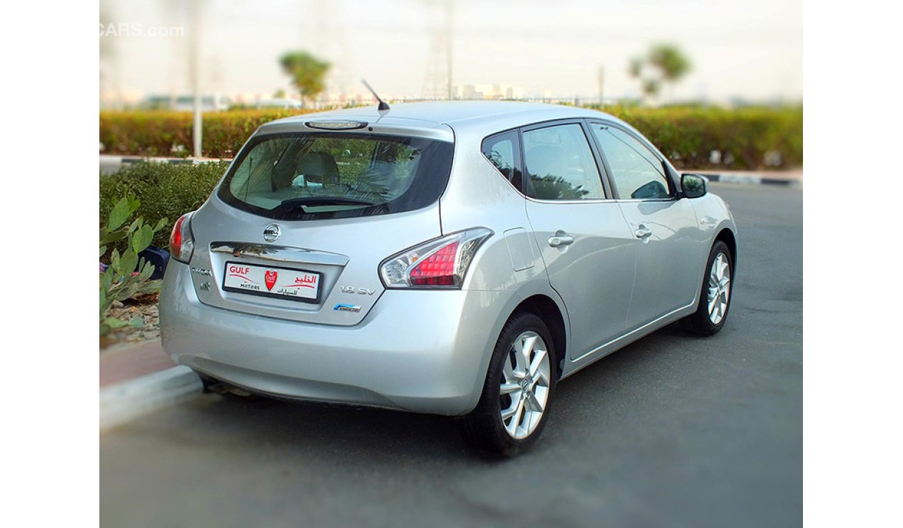 Nissan Tiida 1.8 SV - SPECIAL OFFER! ZERO DOWN PAYMENT AT AED 880 PER MONTH