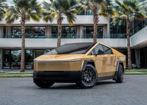 Tesla Cybertruck | 9,792 P.M | 0% Downpayment | 24 Carat Gold-Plated Cybertruck!