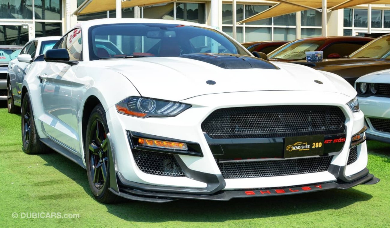 فورد موستانج Mustang Eco-Boost V4 2018/ Original AirBags/Shelby Kit/Less Mileage/Very Good Condition