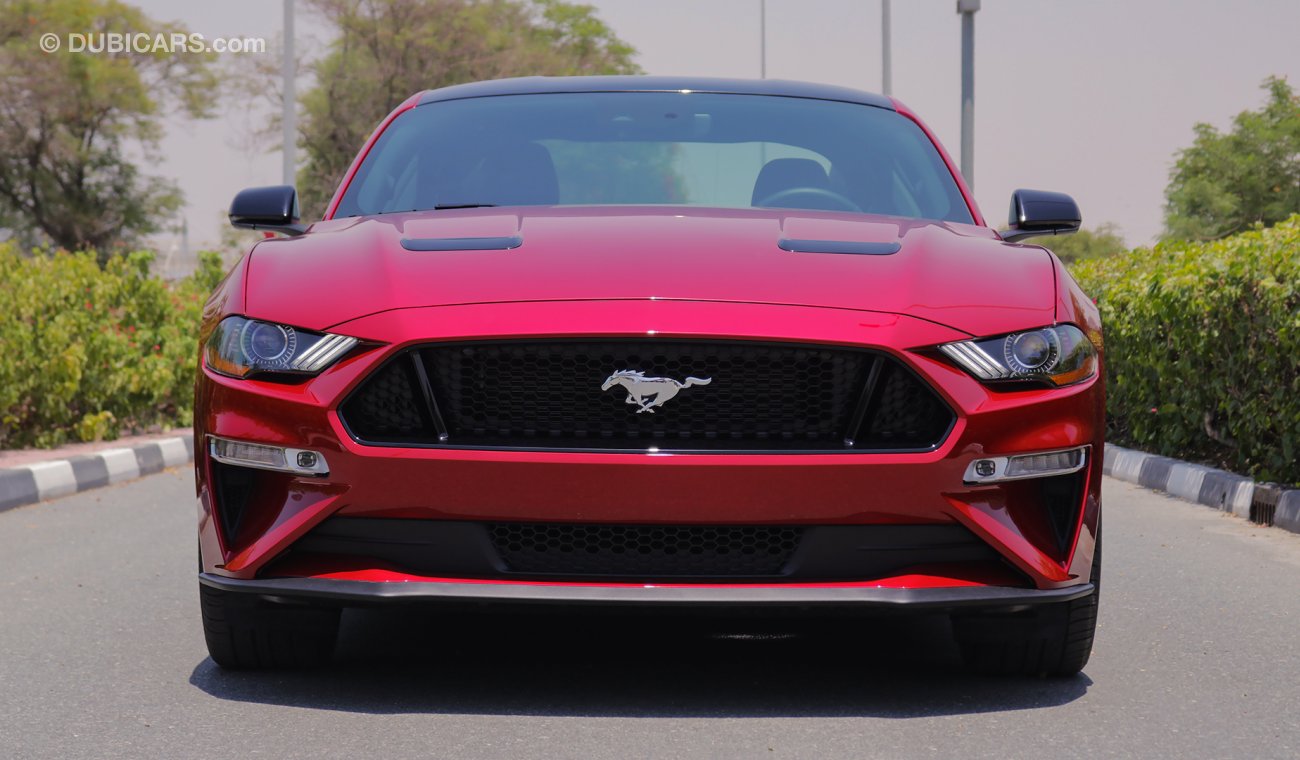 فورد موستانج 2020 GT بلاك إيديشن, 5.0, V8 , خليجي,عداد رقمي,3 سنوات أو 100K كم ضمان+K60كم صيانة