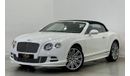 بنتلي كونتيننتال جي تي سي 2015 Bentley Continental GTC Speed V12, Service History, Warranty, GCC