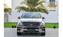 مرسيدس بنز ML 350 - 2014 - Under Warranty! - AED 2,526 P.M. AT 0% DOWNPAYMENT