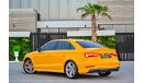 Audi S3 2,446 P.M | 0% Downpayment | Full Option | Magnificent Condition!