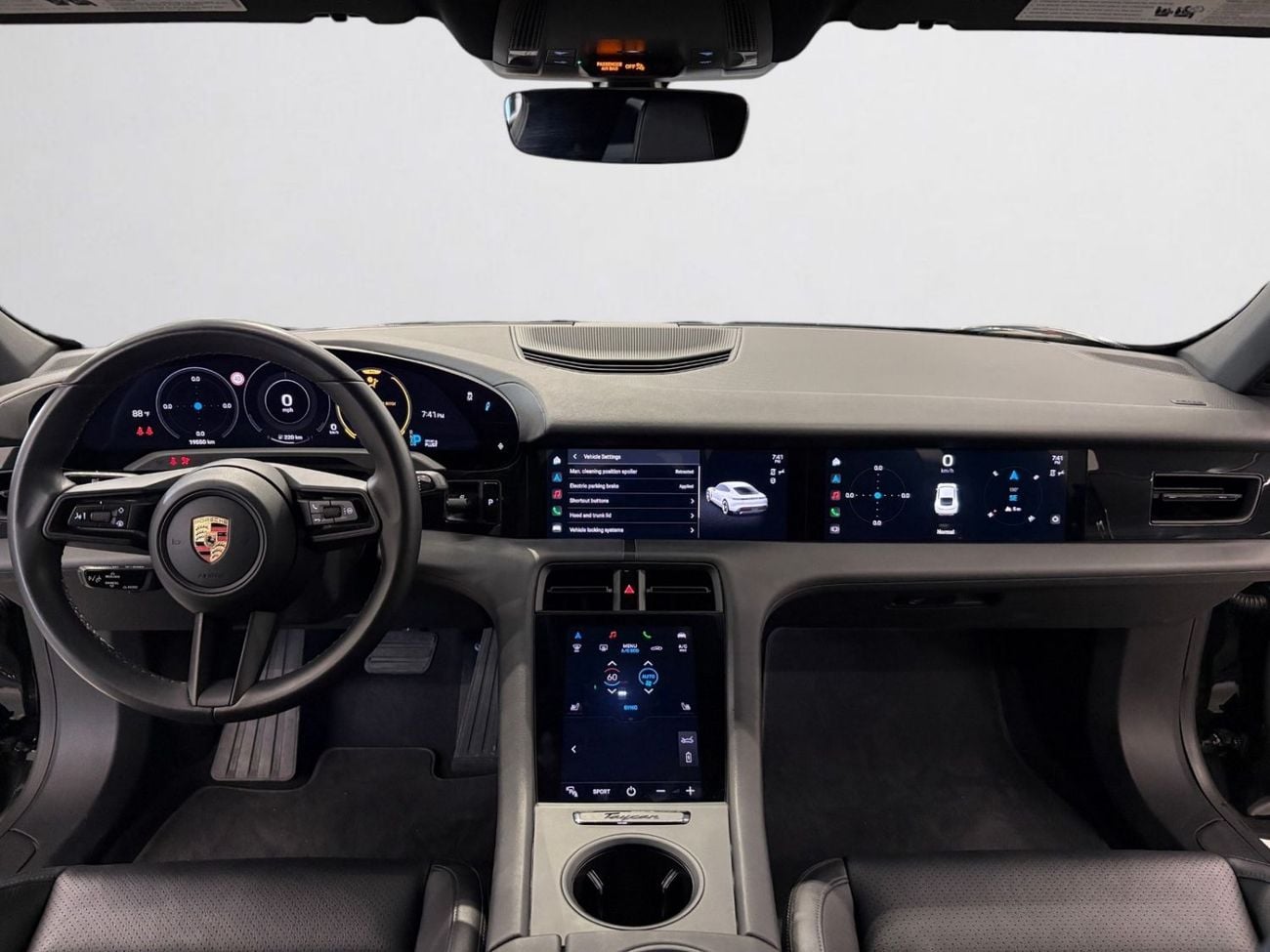 بورش تايكان AED 3,520 P.M | 0% DOWN PAYMENT | PORSCHE TAYCAN STANDARD | EV | 2022 | AMERICAN SPECS