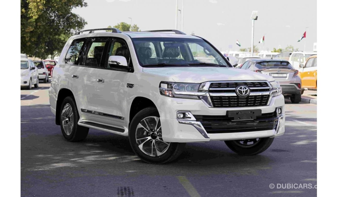 Toyota Land Cruiser 2021 Toyota Land Cruiser 4.0L GXR GT (White inside Brown) | Export Outside GCC