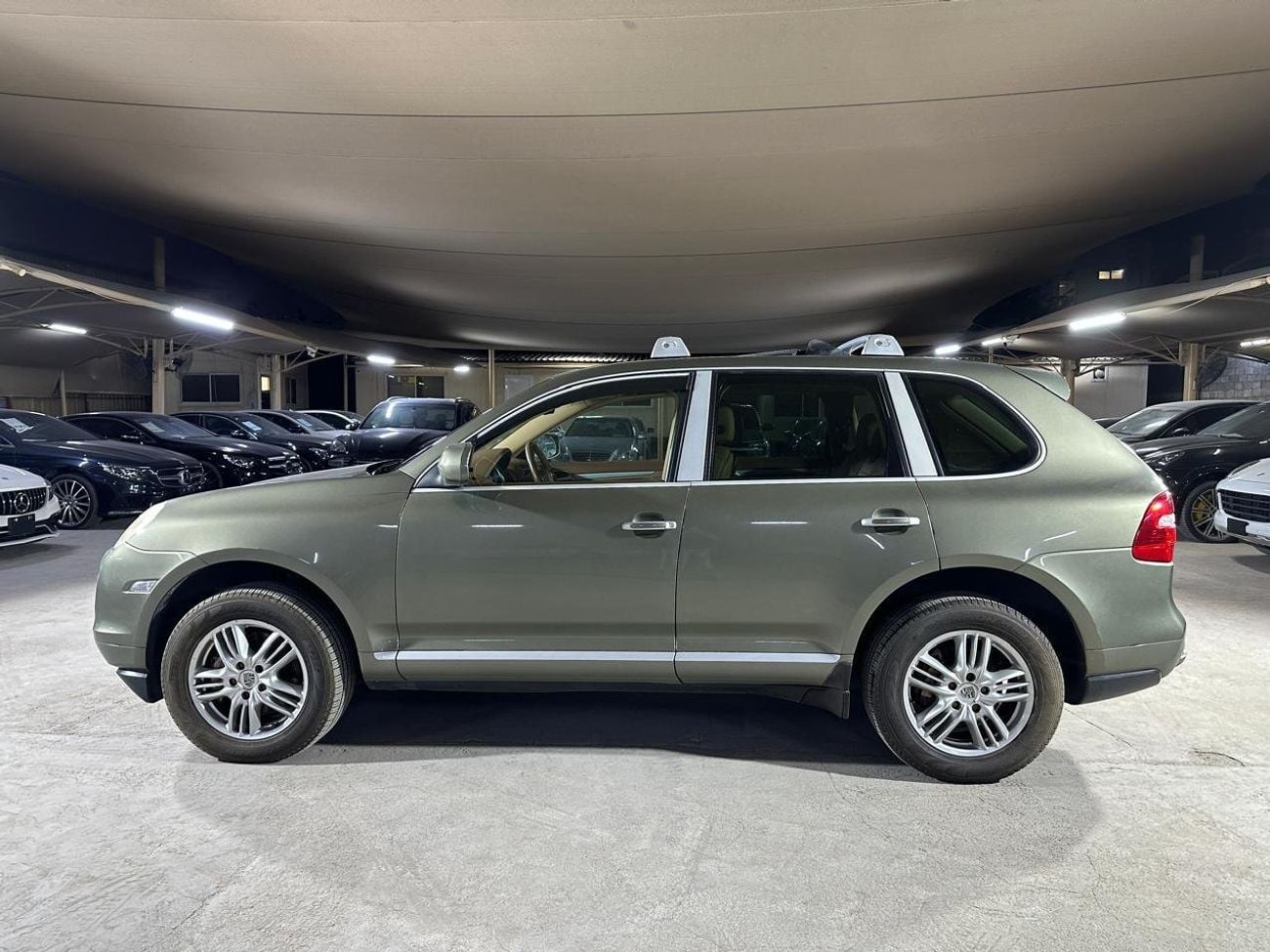 Porsche Cayenne PORSCHE CAYENNE S 2008 4.8L | RARE OLIVE GREEN EXTERIOR | PANORAMIC ROOF | BEIGE INTERIOR