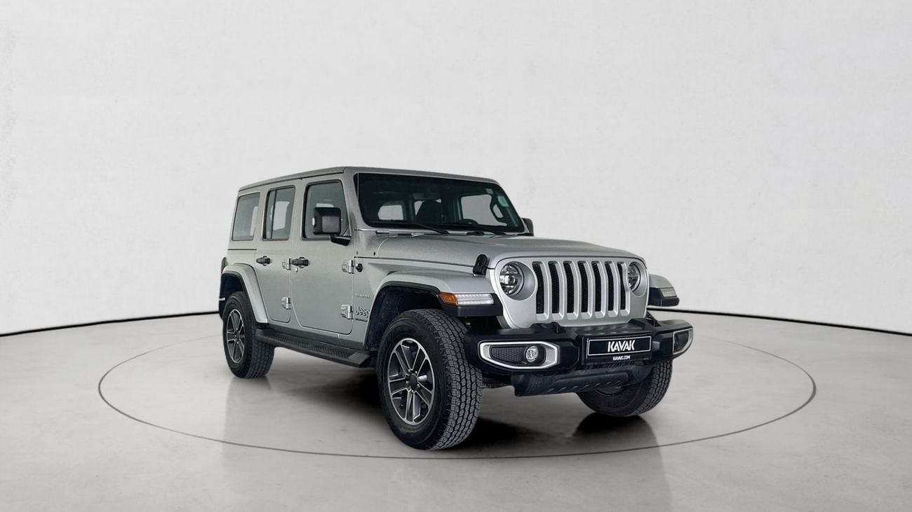 Jeep Wrangler Sahara Plus Unlimited | upto AED 20,000 Ramadan Discount | Guaranteed Warranty | 0 Down Payment