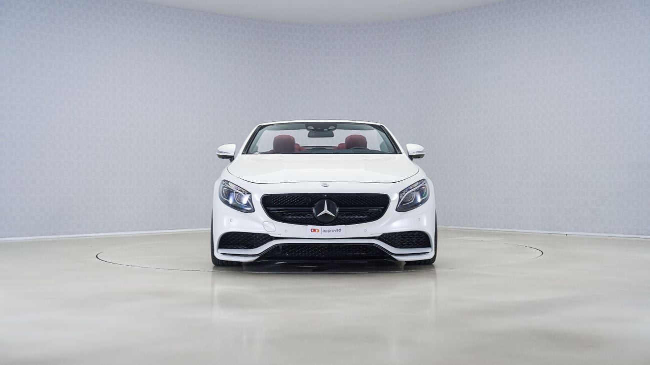 Mercedes-Benz S 63 AMG Std 5.5L Cabriolet | AED 11,769 PM | Up to 3 Years Warranty Unlimited | GCC