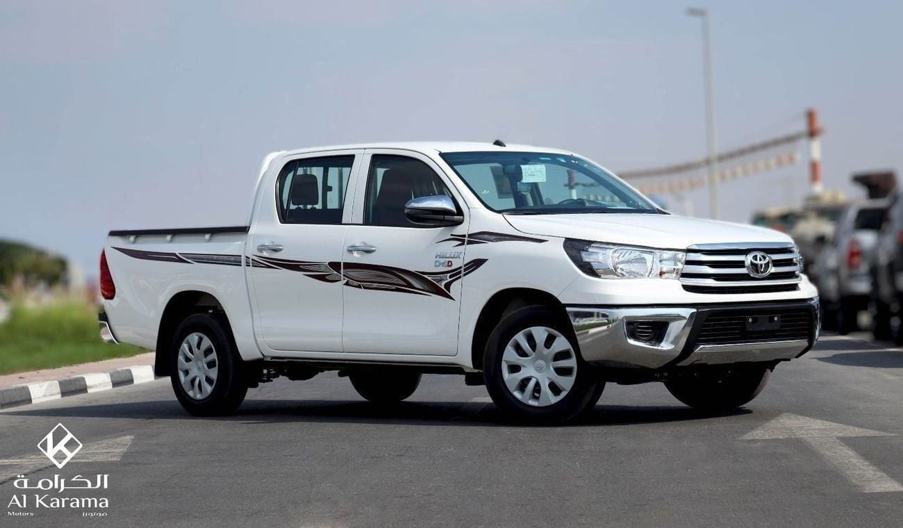 Toyota Hilux GL 2.4L Double Cab Utility D-4D | Manual Transmission | Bed Liner | 6 Seater | GCC Specs | Zero KM