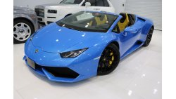 Lamborghini Huracan Lamborghini Huracan Spyder LP 610-4, 2018, 35,000KMs Only, Warranty til 2/2021, **AL JAZIRI CAR**