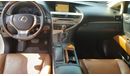Lexus RX350 2013 model Full options panorama roof Gcc specs