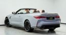 BMW M4 Competition 3.0L 2025 BMW M4 Competition Convertible, Warranty, Very Low Km, Excellent Condition, Ko