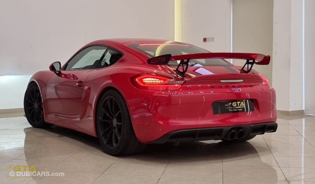 Porsche Cayman GT4 2016 Porsche Cayman GT4, Full Service History, GCC