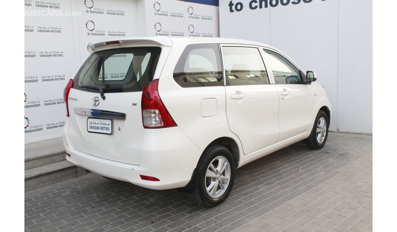 تويوتا أفانزا 1.5L SE 2015 MODEL WITH REAR PARKING SENSOR