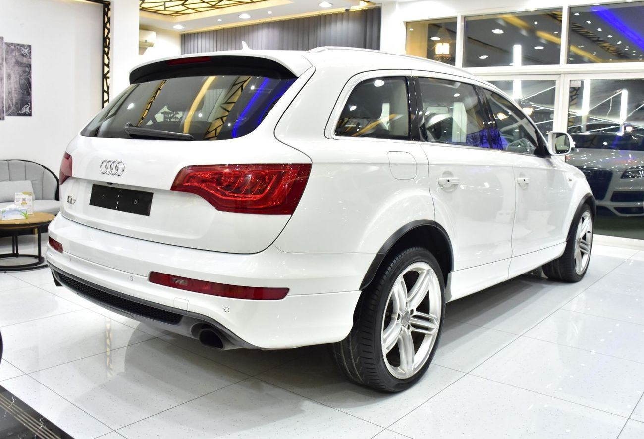 أودي Q7 EXCELLENT DEAL for our Audi Q7 S-Line ( 2014 Model ) in White Color GCC Specs