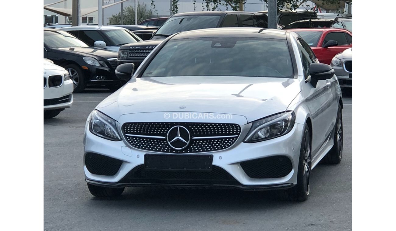 Mercedes-Benz C 200 Coupe Mercedes Benz C200 coupe model 2017 GCC car perfect condition full option low mileage panoramic roof