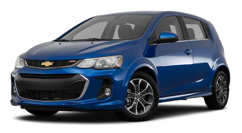 Chevrolet Sonic cover - Front Left Angled