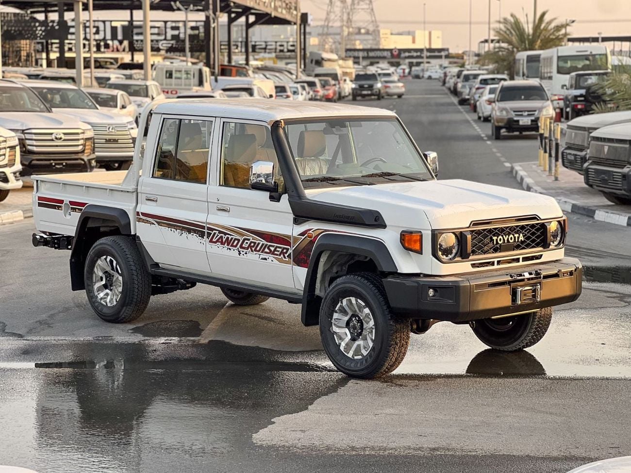 تويوتا لاند كروزر بيك آب 2026 Toyota Land Cruiser LC79 Double Cab LX-Z AT تويوتا لاند كروزر LC79 موديل 2026، كابينة مزدوجة LX-Z، ناقل حركة أوتوماتيكي - للتصدير فقط